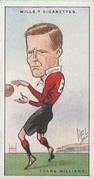 1929 Wills's Rugby Internationals #39 Frank Williams Front